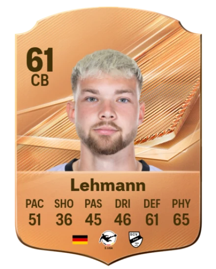 Lehmann 61 Bronze CB FC 27 card