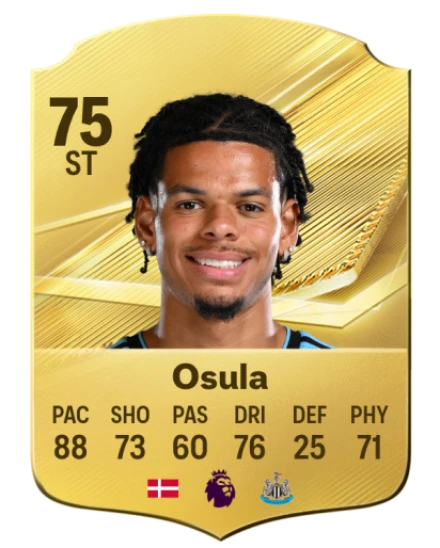 Osula 75 Gold ST FC 27 card