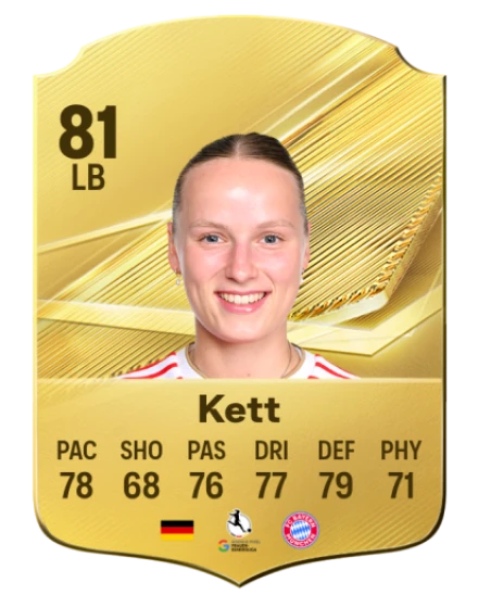 Kett 81 Common LB FC 26 card