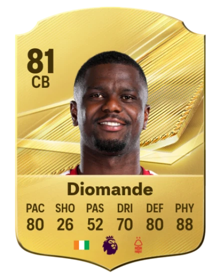Diomande 81 Common CB FC 26 card