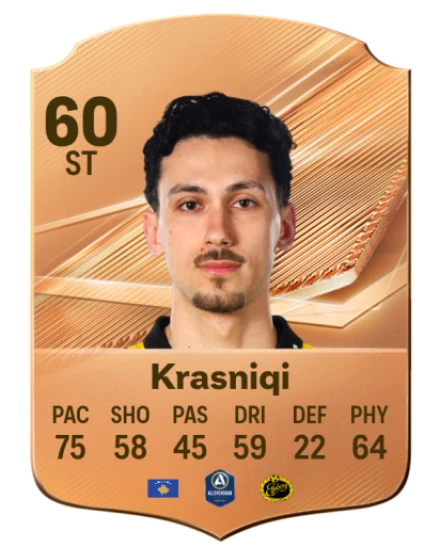 Krasniqi 60 Bronze ST FC 27 card