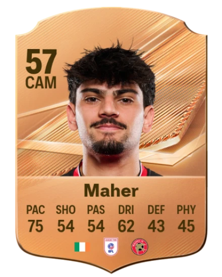 Maher 57 Bronze CAM FC 27 card