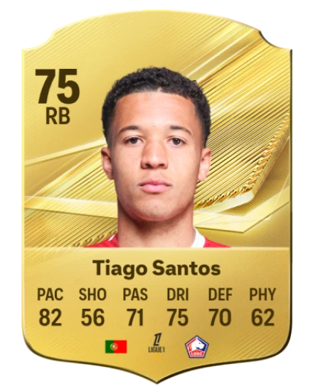 Tiago Santos 75 Common RB FC 26 card
