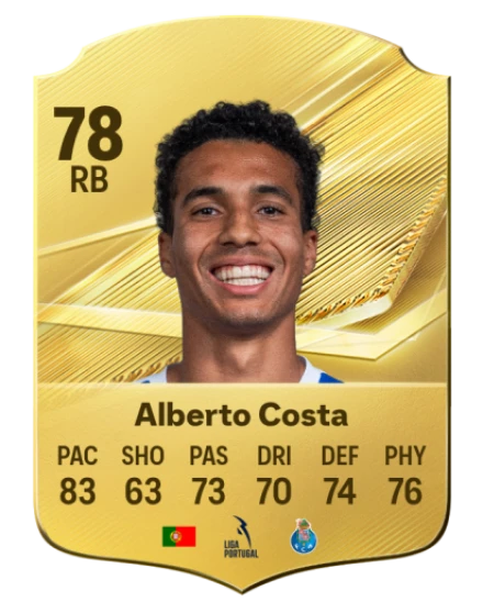 Alberto Costa 78 Common RB FC 26 card