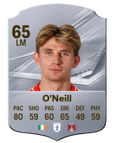O'Neill 65 Common LM FC 26 card