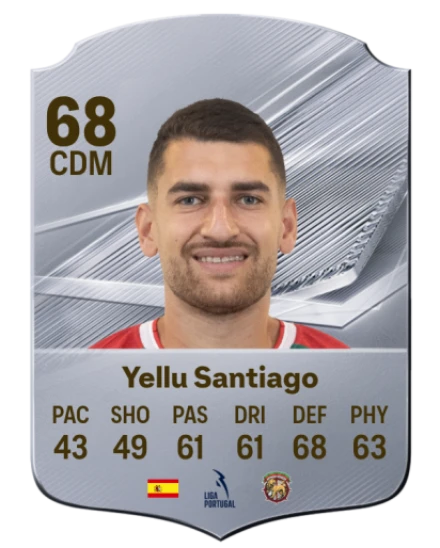 Yellu Santiago 68 Common CDM FC 26 card