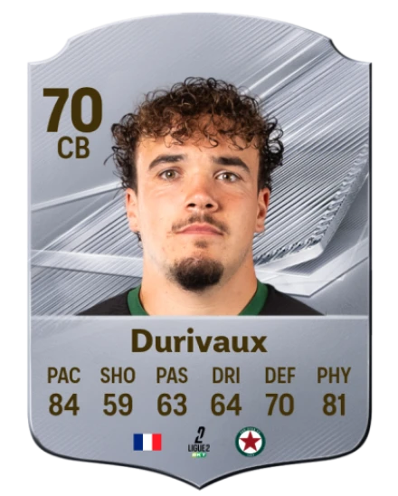 Durivaux 70 Common CB FC 26 card