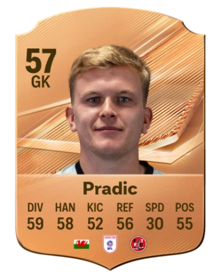 Pradic 57 Bronze GK FC 27 card