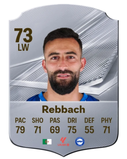 Rebbach 73 Silver LW FC 27 card