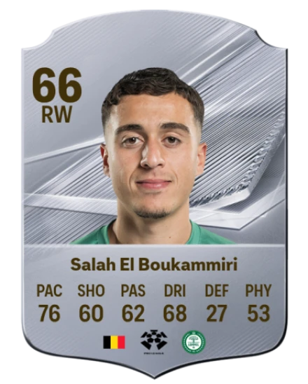 Salah El Boukammiri 66 Rare RW FC 26 card