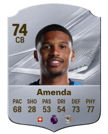Amenda 74 Common CB FC 26 card
