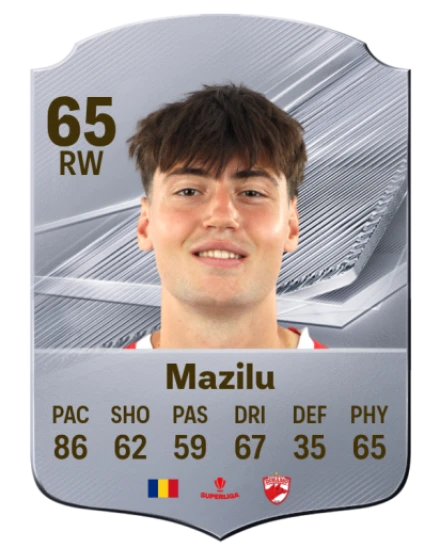 Mazilu 65 Silver RW FC 27 card