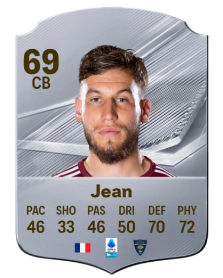 Jean 69 Silver CB FC 27 card