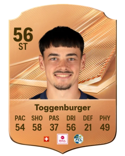 Toggenburger 56 Bronze ST FC 27 card