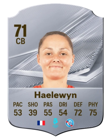 Haelewyn 71 Silver CB FC 27 card