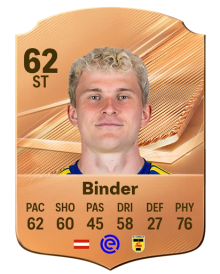 Binder 62 Bronze ST FC 27 card