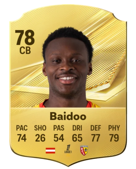 Baidoo 78 Common CB FC 26 card