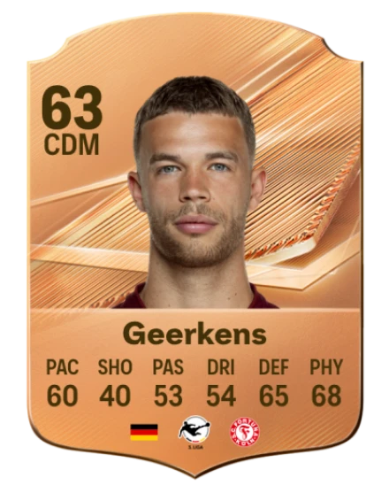 Geerkens 63 Common CDM FC 26 card