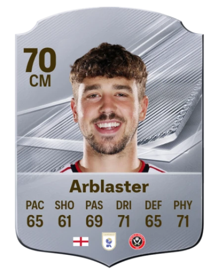 Arblaster 70 Silver CM FC 27 card