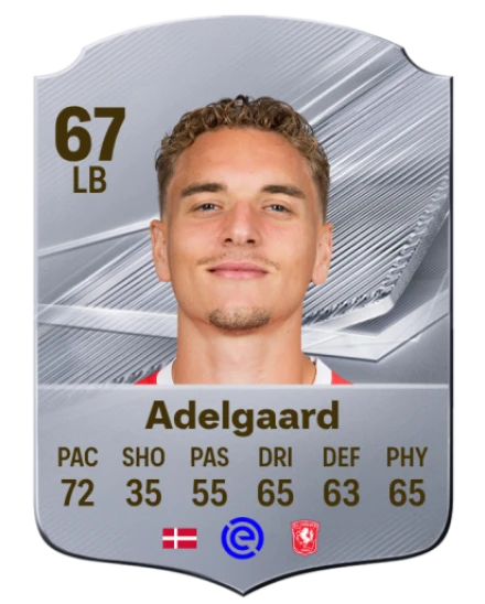 Adelgaard 67 Silver LB FC 27 card