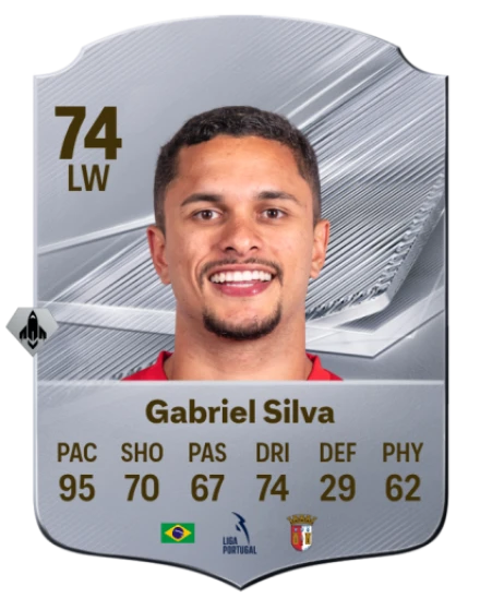 Gabriel Silva 74 Common LW FC 26 card