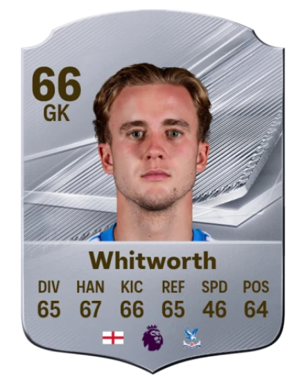Whitworth 66 Silver GK FC 27 card