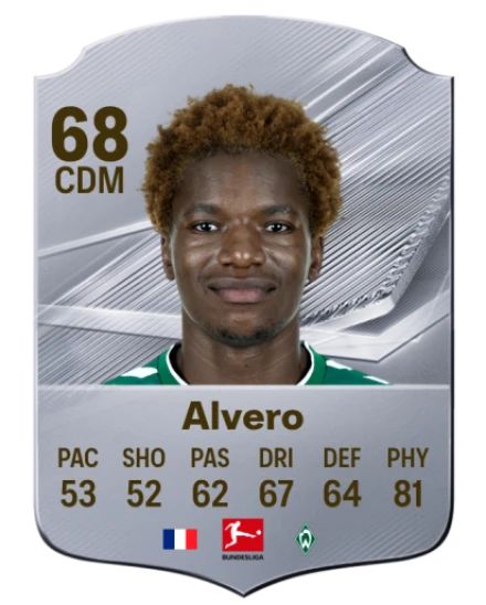 Alvero 68 Silver CDM FC 27 card