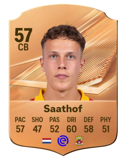 Saathof 57 Bronze CB FC 27 card