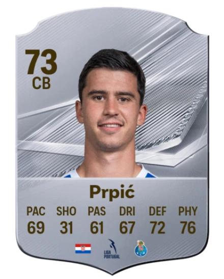 Prpić 73 Silver CB FC 27 card