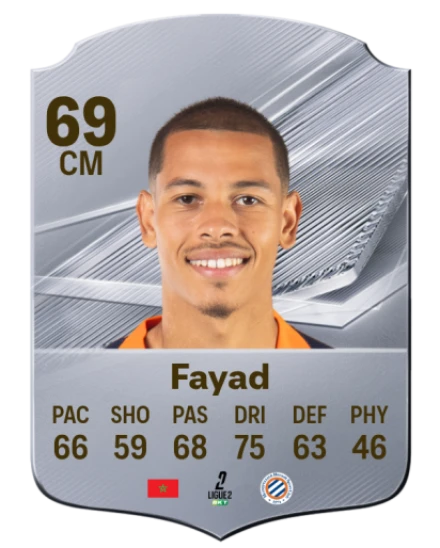 Fayad 69 Rare CM FC 26 card