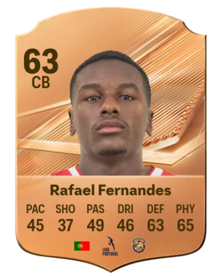 Rafael Fernandes 63 Bronze CB FC 27 card