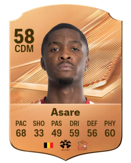 Asare 58 Bronze CDM FC 27 card