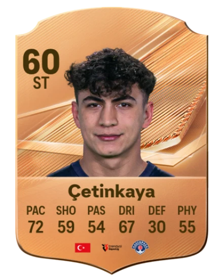 Çetinkaya 60 Bronze ST FC 27 card