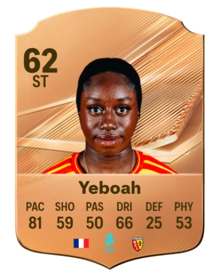 Yeboah 62 Bronze ST FC 27 card