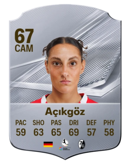 Açıkgöz 67 Silver CAM FC 27 card