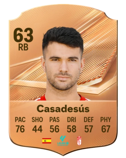 Casadesús 63 Bronze RB FC 27 card
