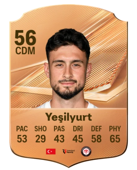 Yeşilyurt 56 Bronze CDM FC 27 card