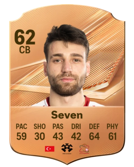 Seven 62 Bronze CB FC 27 card
