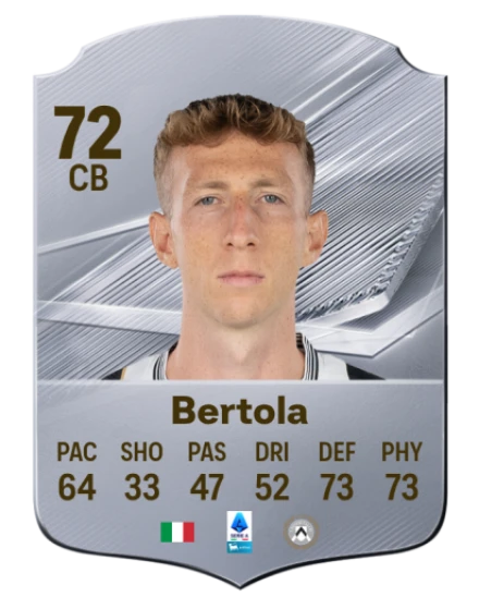 Bertola 72 Common CB FC 26 card