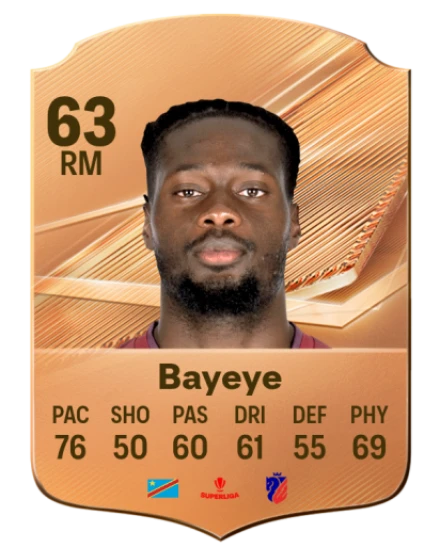 Bayeye 63 Bronze RM FC 27 card