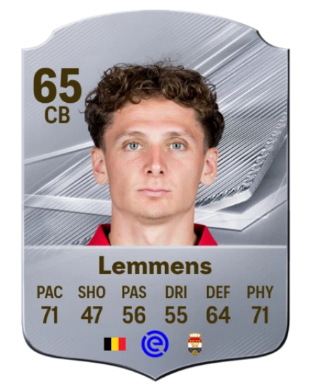Lemmens 65 Silver CB FC 27 card