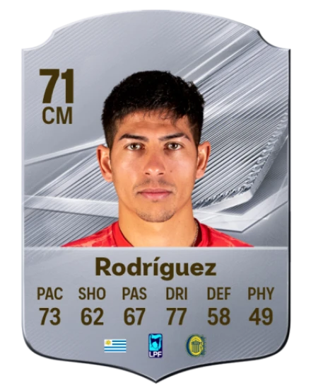 Rodríguez 71 Silver CM FC 27 card