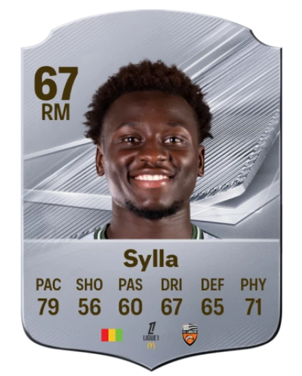 Sylla 67 Silver RM FC 27 card