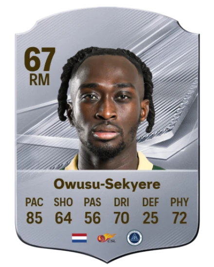 Owusu-Sekyere 67 Common RM FC 26 card