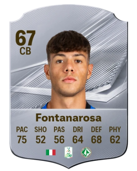 Fontanarosa 67 Silver CB FC 27 card