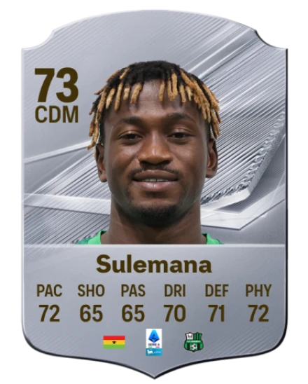 Sulemana 73 Silver CDM FC 27 card