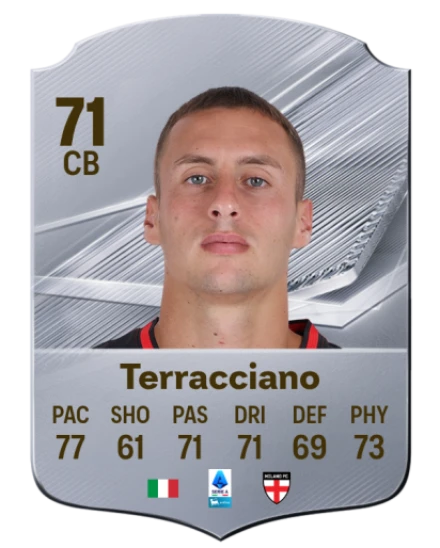 Terracciano 71 Silver CB FC 27 card