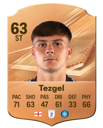 Tezgel 63 Bronze ST FC 27 card