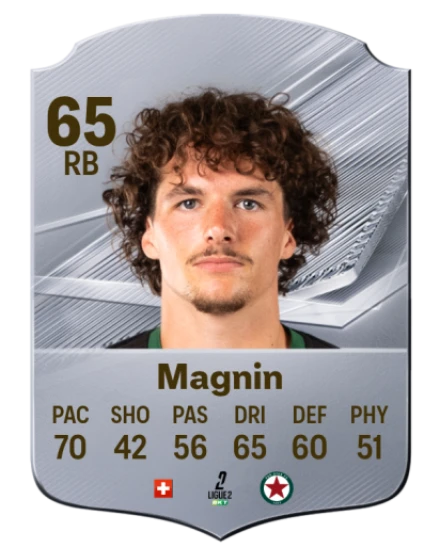 Magnin 65 Silver RB FC 27 card