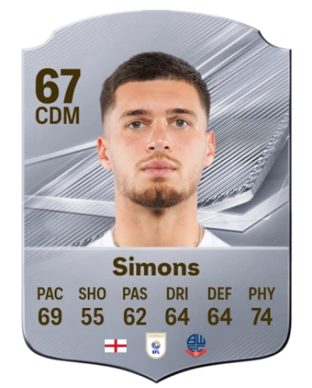 Simons 67 Common CDM FC 26 card